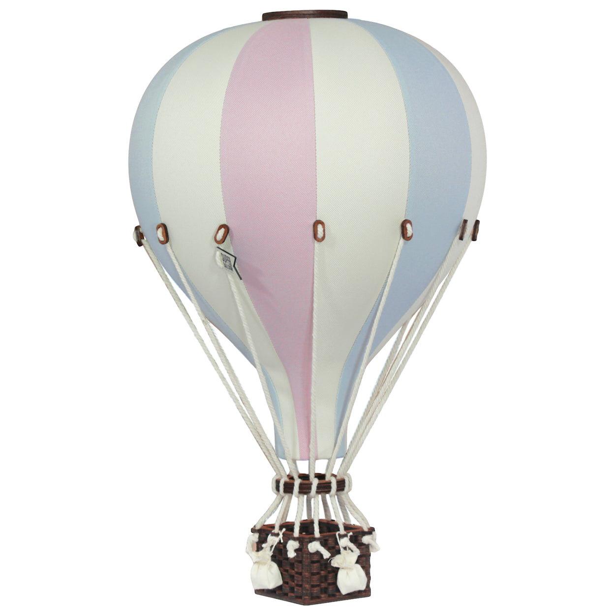 Globo colgante decorativo infantil malva y crudo