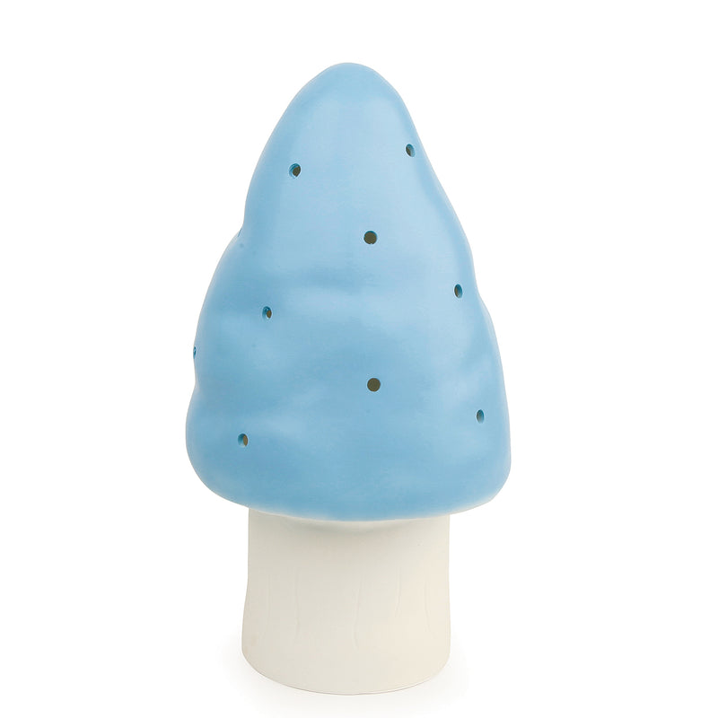 Lámpara Seta azul pequeña para decoración del cuarto del bebé