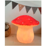 Medium red mushroom lamp