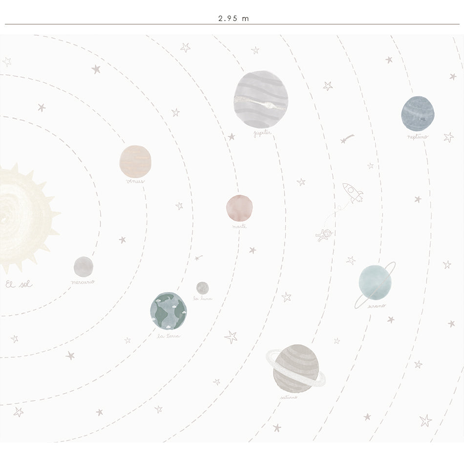 Mural de pared Mis Planetas