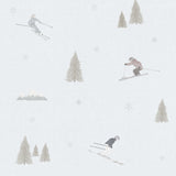 Papel pintado Esqui para decoración tema nieve