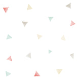 Papel pintado Triangulos de colores con diseño alegre